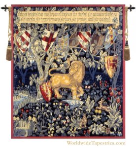 Heraldic Lion Tapestry