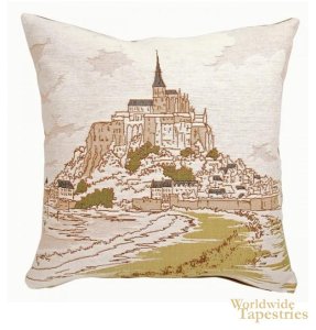 Mont Saint Michel I Cushion Cover
