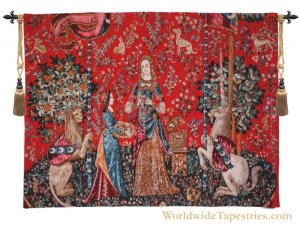 Smell (L' Odorat) IV Tapestry