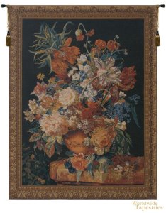 Terracotta Floral Bouquet - Black Tapestry
