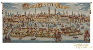 Venice Ancient Map Tapestry