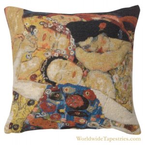 Virgin Faces Klimt Cushion Cover