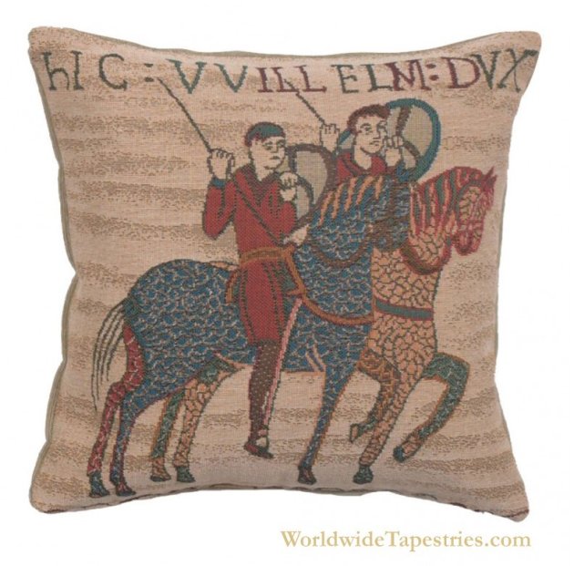 Bayeux Horseriders Cushion Cover