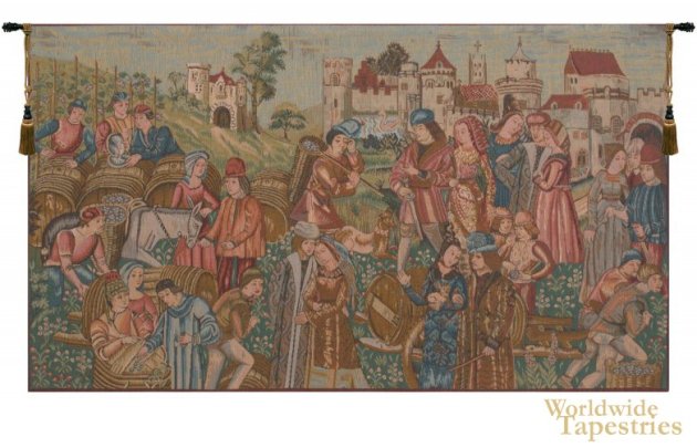 Marche au Vin Tapestry
