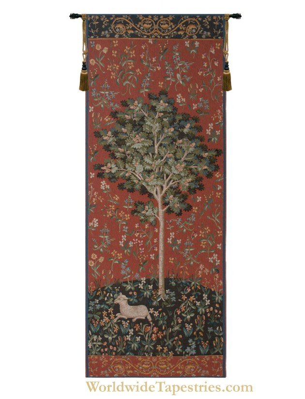 Medieval Oak Tree Tapestry