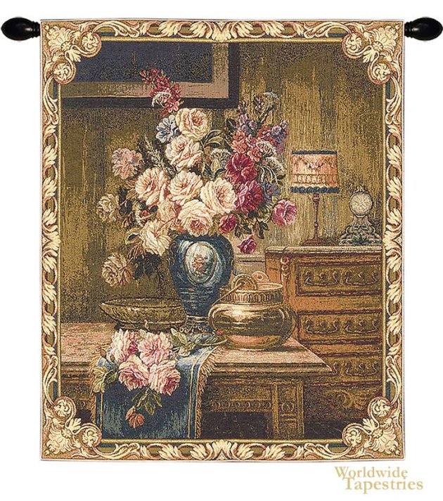 Setting with Roses Tapestry
