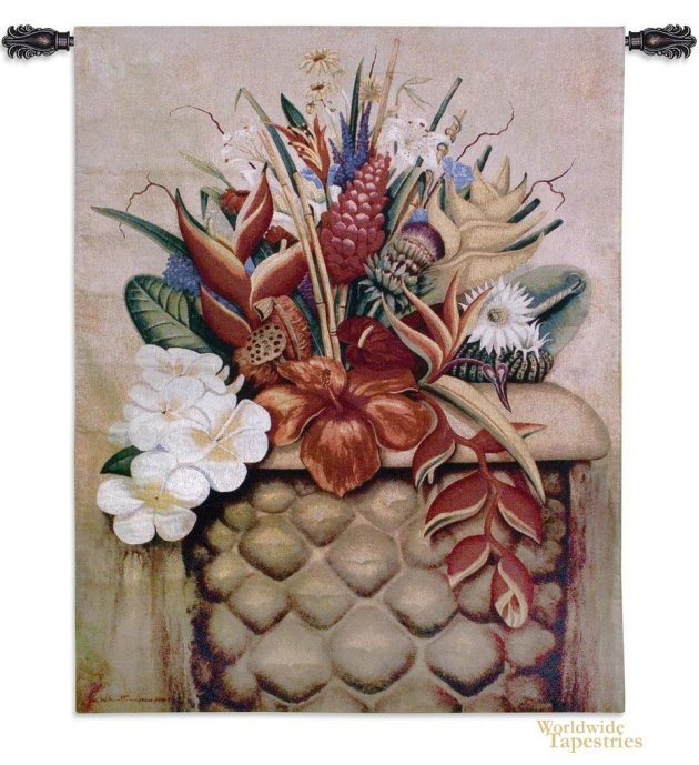 Tropical Flora Tapestry
