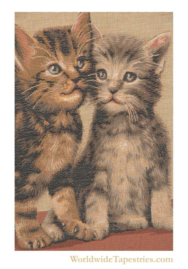 Two Kittens Cushion Cover