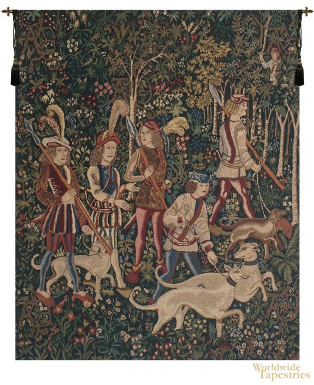 Unicorn Hunt - No Border Tapestry