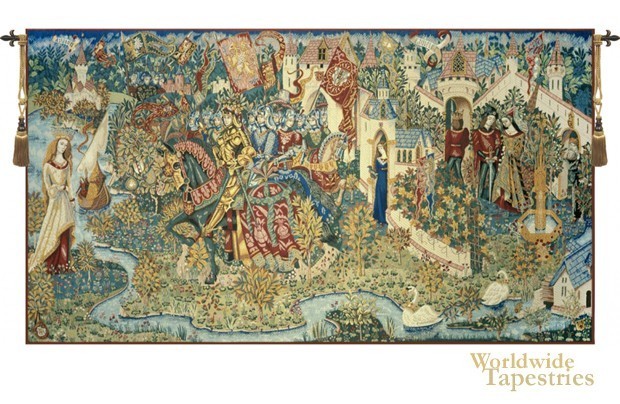Legend of King Arthur tapestry image