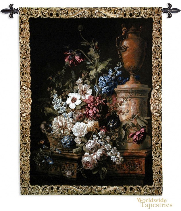 flowers tapestry image