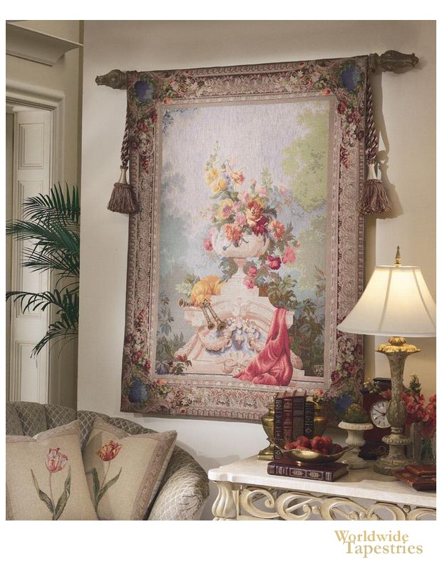 Ornamental Floral French tapestry