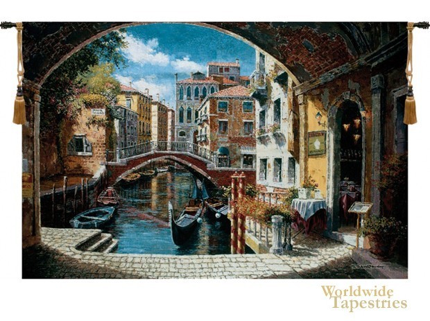 Archway to Venice tapestry image