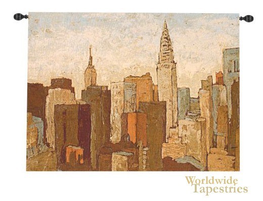 City and Sky tapestry