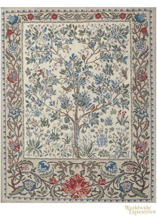 Tree of Life Beige II tapestry image