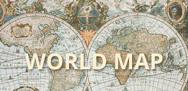 large world map tapestry