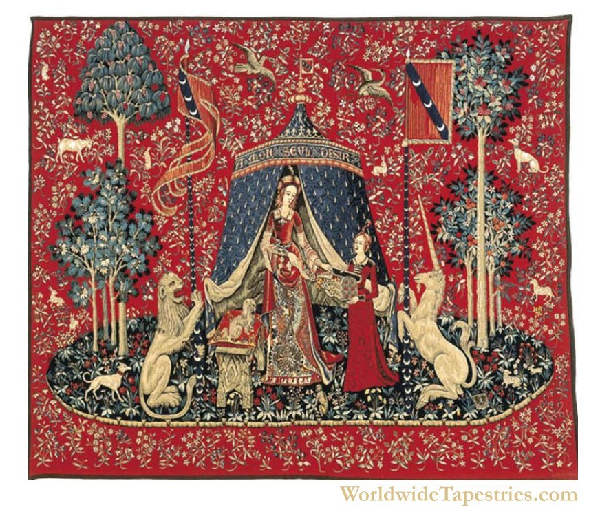 A Mon Seul Desir V Tapestry