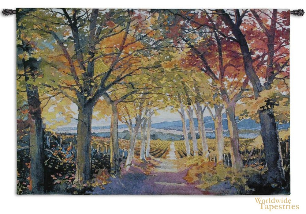 Autumn Path Tapestry