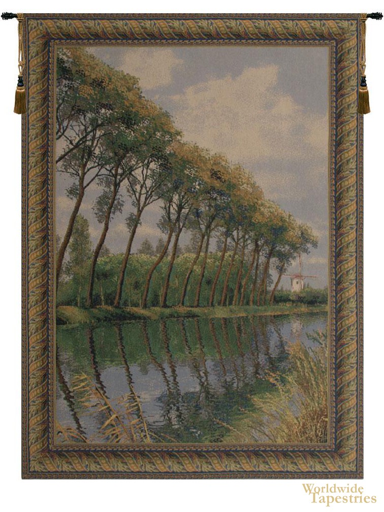 Canal in Flanders Mill Tapestry