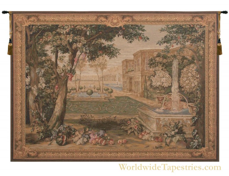 Chateau Fountain II Tapestry