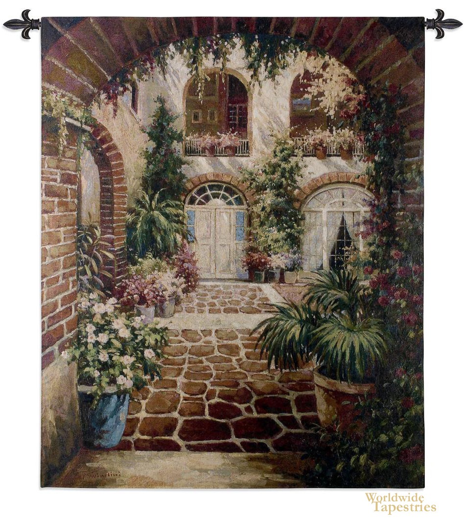 Courtyard Vista Tapestry