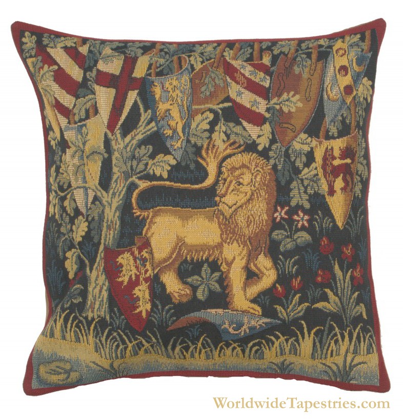 Lion Heraldique Cushion Cover