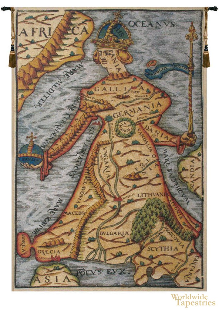 Ptolemaeus Map Tapestry
