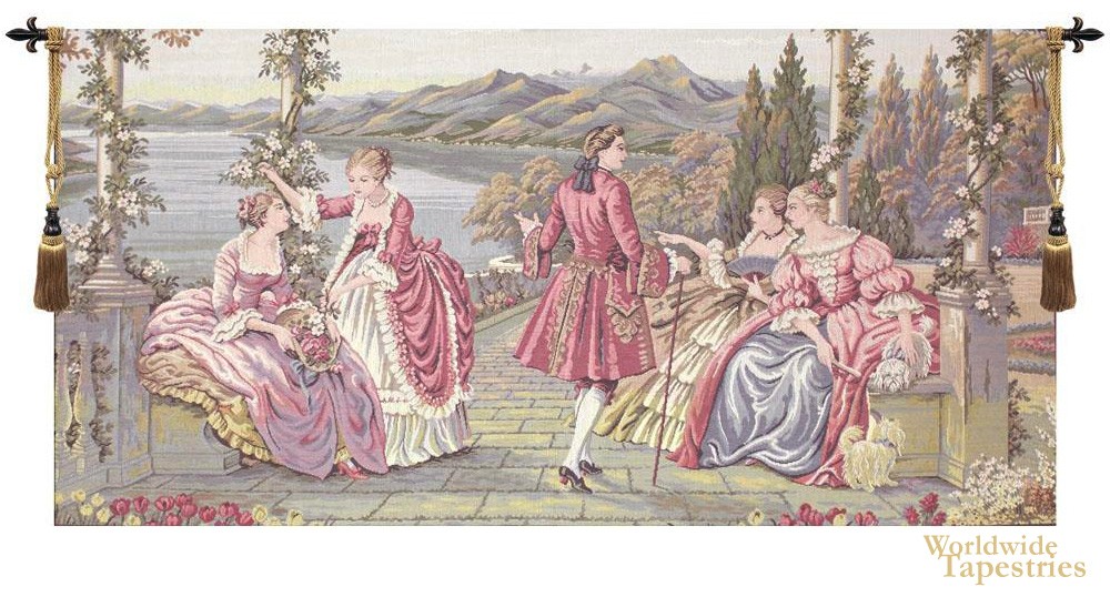 Royalty at Lake Como Tapestry