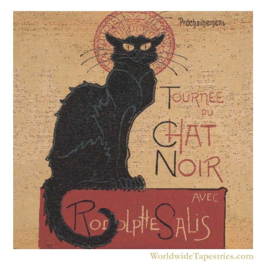 Tournee Du Chat Noir Cushion Cover