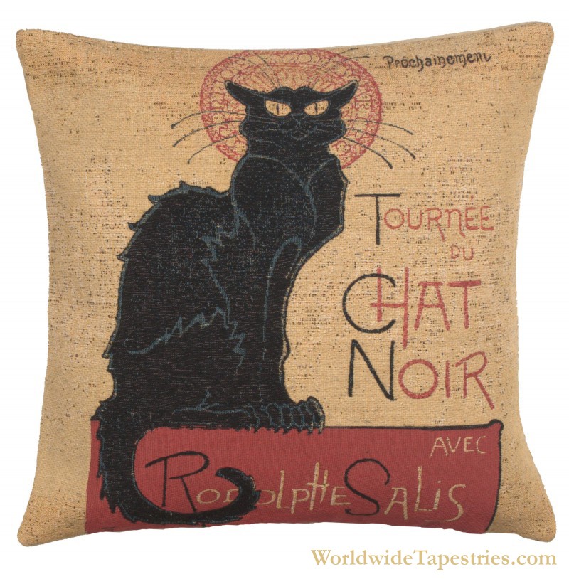 Tournee Du Chat Noir Cushion Cover