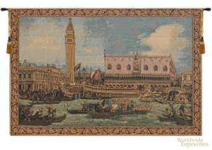 Bucintoro at the Dock Tapestry