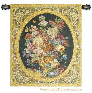 Kess InHouse Very Sarie Hope for The Flowers II Yellow Brown Wall Tapestry 68 X 80 