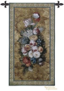 Floral Reflections I Tapestry