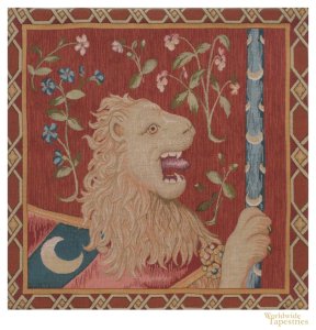 Le Lion Tapestry Cushion Cover