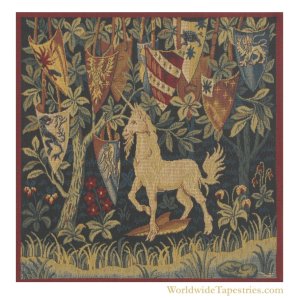 Licorne Heraldique Cushion Cover