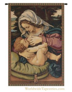Madonna del Cuscino Tapestry