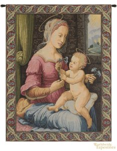 Madonna del Garofano Tapestry