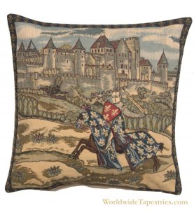 Medieval Knight Cushion Cover