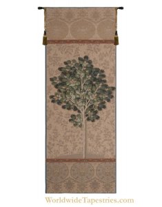 Natural Oak Tree Tapestry