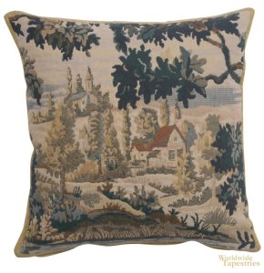 Paysage Flamand Village Cushion Cover