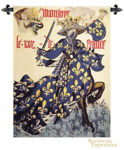 Roi De France Charles VII Tapestry