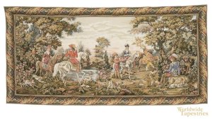 Royal Hunters Gathering Tapestry