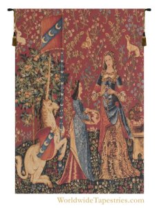 Smell (L' Odorat) III Tapestry