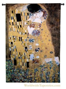 The Kiss VIII - Klimt Tapestry