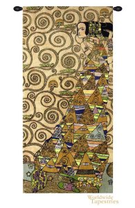 The Waiting I (Right) - Klimt  Tapestry