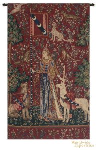 Touch (Lady and Unicorn) II Tapestry