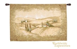 View of Tuscany Tapestry