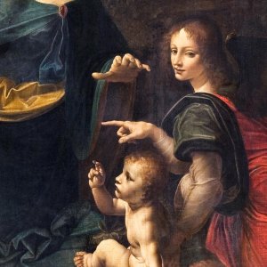 Virgin Of The Rocks (Madonna Of The Rocks) - Leonardo Da Vinci - Canvas Print