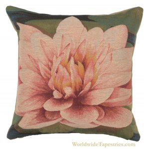 Water Lilly Flower Cushion Cover