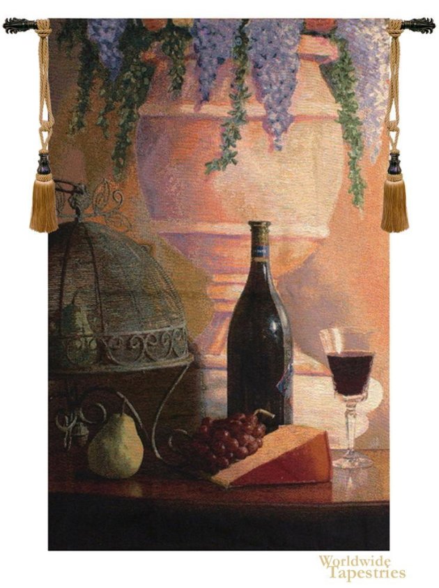 An Elegant Afternoon Gathering Tapestry
